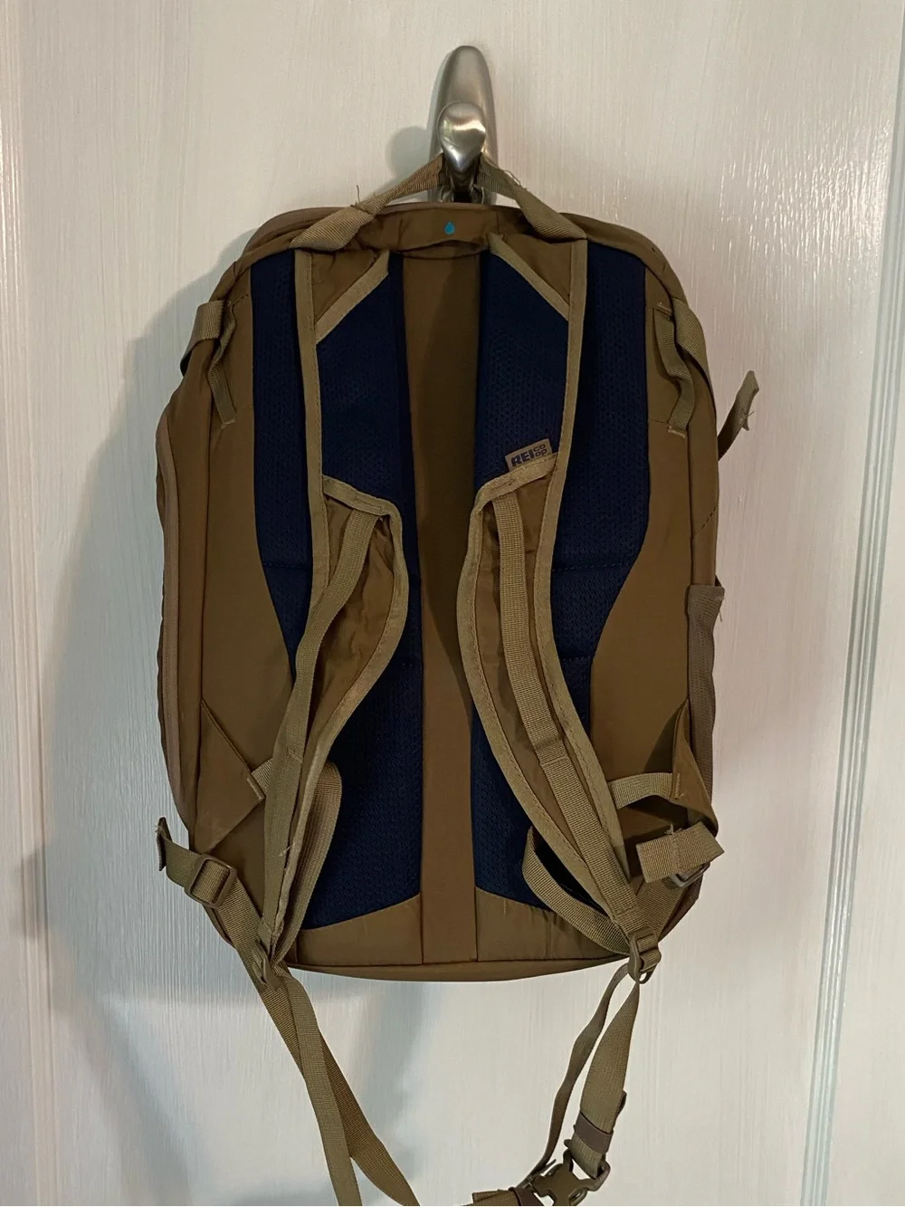 REI brown backpack